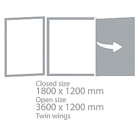 Spacesaving Magnetic Whiteboards