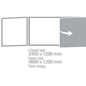 Spacesaving Magnetic Whiteboards