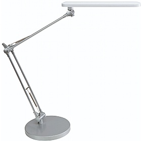 Trek White LED Desk Lamp