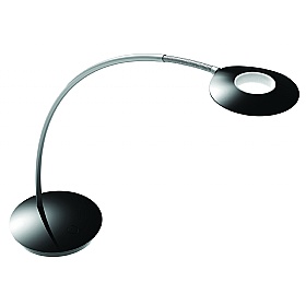 Aero Black LED Desk Lamp with Dimmer - Office Accessories