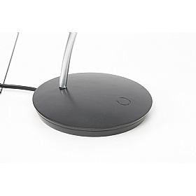 Aero Black LED Desk Lamp with Dimmer - Office Accessories