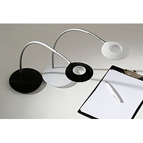 Aero Black LED Desk Lamp with Dimmer - Office Accessories