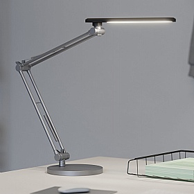 Trek Black LED Desk Lamp