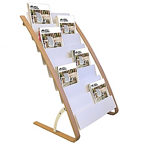 Woody 16 Compartment Leaflet / Brochure Dispenser