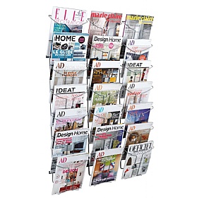 Fila 21 Compartment Wall Mounted Leaflet / Brochure Dispenser