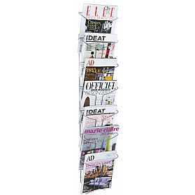 Fila 7 Compartment Wall Mounted Leaflet / Brochure Dispenser