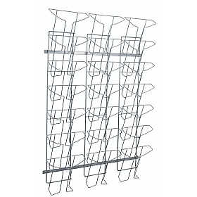 Fila 21 Compartment Wall Mounted Leaflet / Brochure Dispenser - Display Equipment