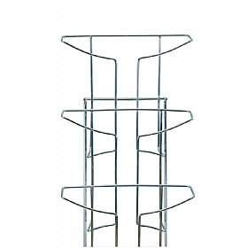 Fila 7 Compartment Leaflet / Brochure Dispenser - Display Equipment