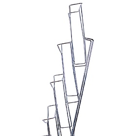 Fila 7 Compartment Leaflet / Brochure Dispenser - Display Equipment