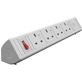 Boost Desktop Power Module 4 Power, 1 USB A, 1 USB C - Office Accessories