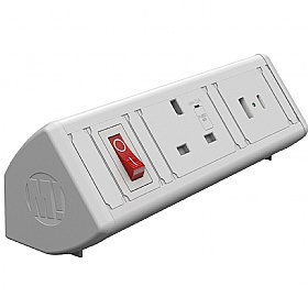 Boost Desktop Power Module 1 Power, 1 USB A, 1 USB C