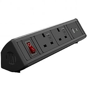 Boost Desktop Power Module 2 Power, 1 USB A, 1 USB C - Office Accessories