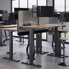 Boost Desktop Power Module 2 Power, 1 USB A, 1 USB C, 2 CAT 6 Data - Office Accessories