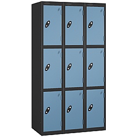 Equinox Black Antibacterial Lockers