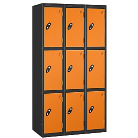 Equinox Black Antibacterial Lockers