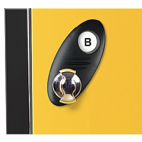 Equinox Black Antibacterial Lockers - Hasp & Stapl