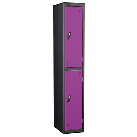 Equinox Black Antibacterial Lockers - Hasp & Stapl
