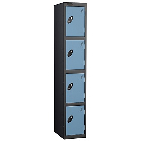 Equinox Black Antibacterial Lockers - Hasp & Stapl