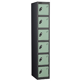 Equinox Black Antibacterial Lockers - Hasp & Stapl