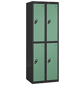 Equinox Black Antibacterial Lockers - Hasp & Stapl