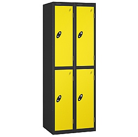 Equinox Black Antibacterial Lockers - Hasp & Stapl