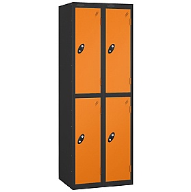 Equinox Black Antibacterial Lockers - Hasp & Stapl