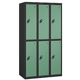 Equinox Black Antibacterial Lockers - Hasp & Stapl