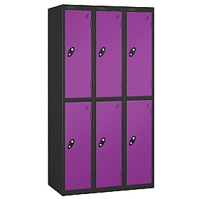 Equinox Black Antibacterial Lockers - Hasp & Stapl