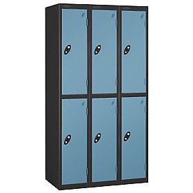 Equinox Black Antibacterial Lockers - Hasp & Stapl