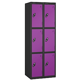 Equinox Black Antibacterial Lockers - Hasp & Stapl