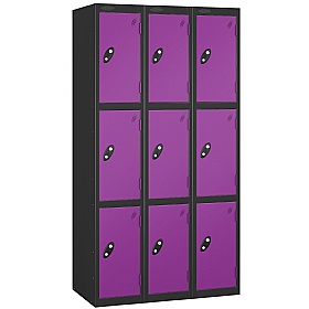 Equinox Black Antibacterial Lockers - Hasp & Stapl