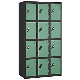 Equinox Black Antibacterial Lockers - Hasp & Stapl