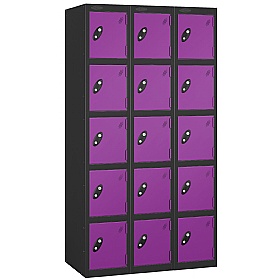 Equinox Black Antibacterial Lockers