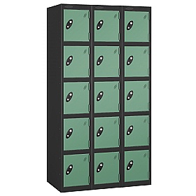 Equinox Black Antibacterial Lockers - Hasp & Stapl