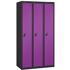 Equinox Black Antibacterial Lockers - Hasp & Stapl