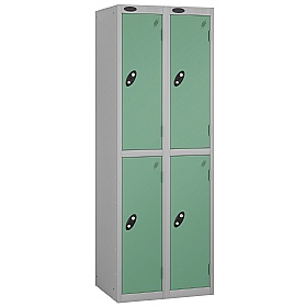 Equinox Silver Antibacterial Lockers