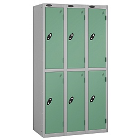 Equinox Silver Antibacterial Lockers