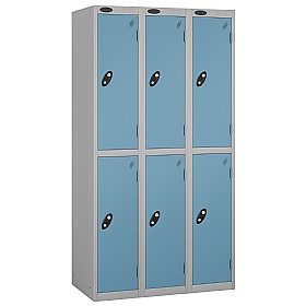 Equinox Silver Antibacterial Lockers