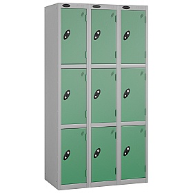 Equinox Silver Antibacterial Lockers