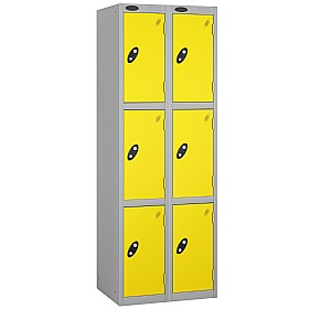 Equinox Silver Antibacterial Lockers