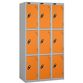 Equinox Silver Antibacterial Lockers