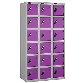 Equinox Silver Antibacterial Lockers