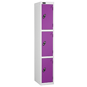 Equinox White Antibacterial Lockers - Hasp & Stapl