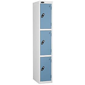 Equinox White Antibacterial Lockers - Hasp & Stapl