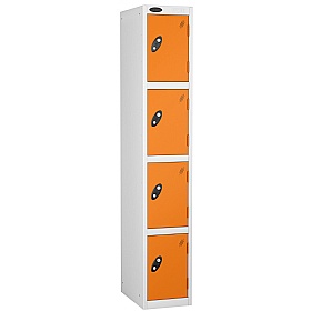 Equinox White Antibacterial Lockers - Hasp & Stapl