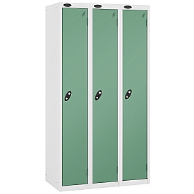 Equinox White Antibacterial Lockers - Hasp & Stapl