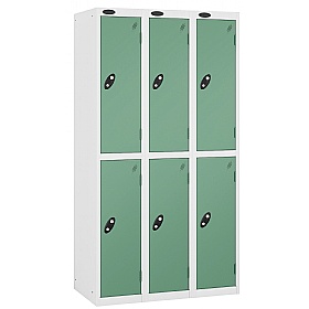 Equinox White Antibacterial Lockers