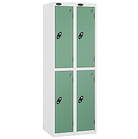 Equinox White Antibacterial Lockers - Hasp & Stapl