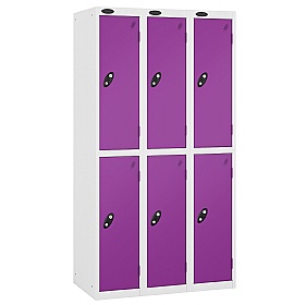 Equinox White Antibacterial Lockers - Hasp & Stapl