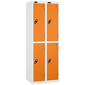 Equinox White Antibacterial Lockers - Hasp & Stapl